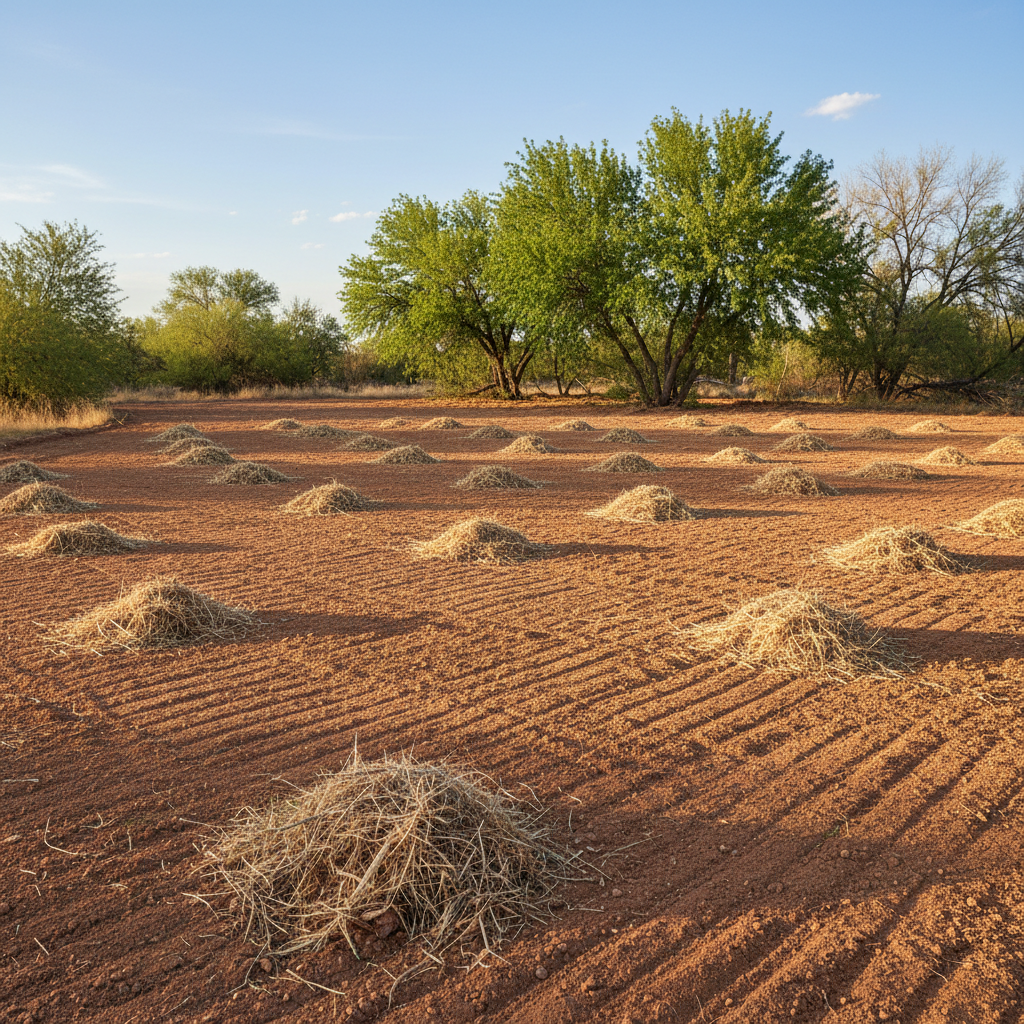 Completed land clearing work at a residential property in Kingman, AZ