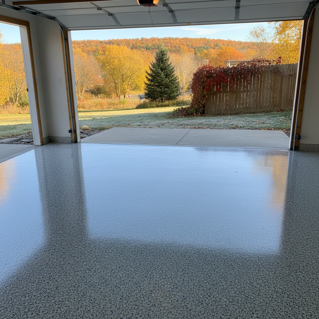 Completed commercial floor coatings work at a residential property in Duluth, MN