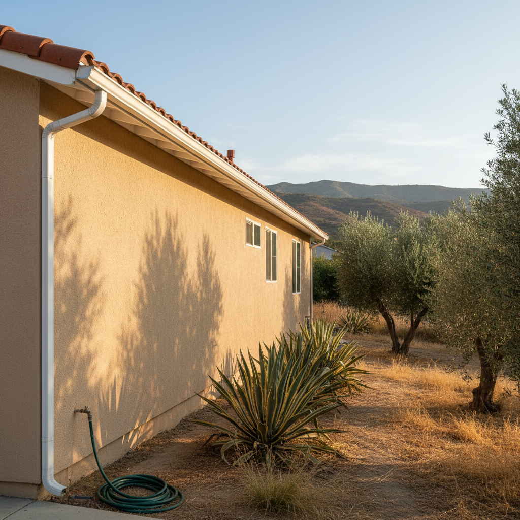 Completed commercial stucco work at a residential property in Pomona, CA