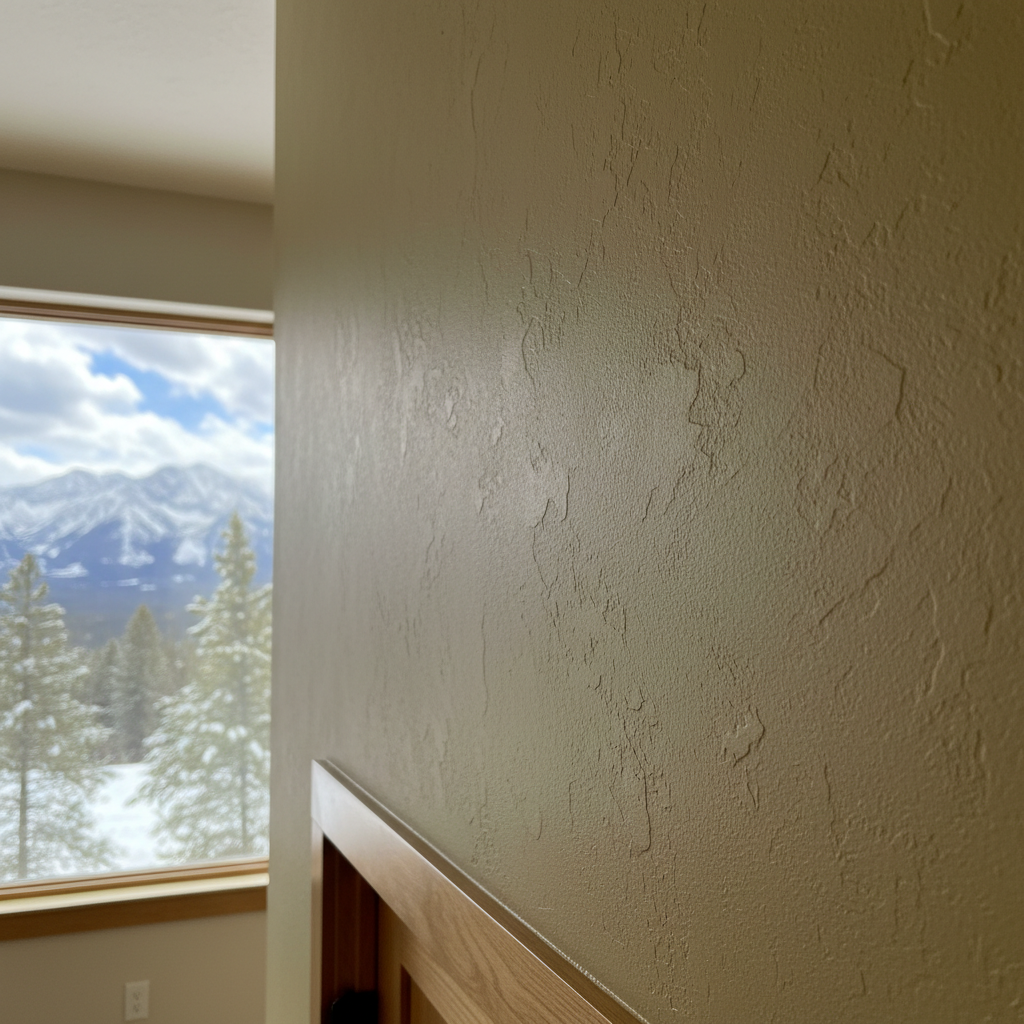 Completed interior painting work at a residential property in Big Sky, MT