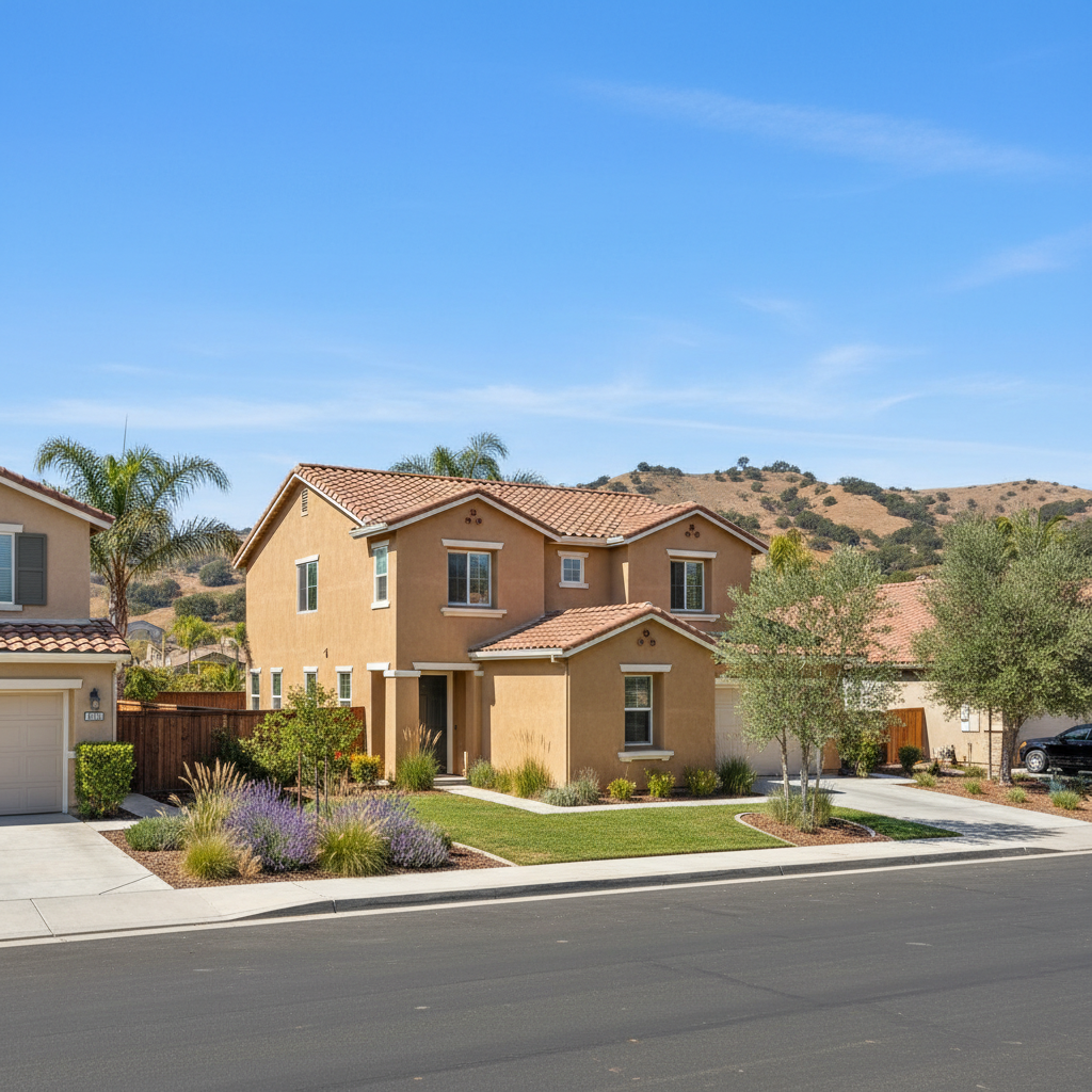 Completed stucco redashing work at a residential property in Murrieta, CA