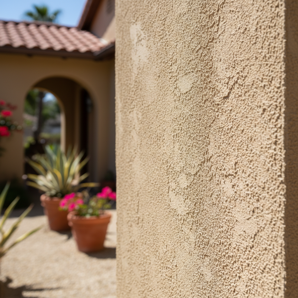 Completed stucco inspection work at a residential property in Carlsbad, CA