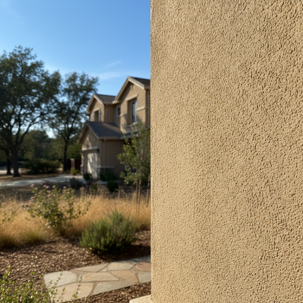 Completed stucco redashing work at a residential property in Elk Grove, CA