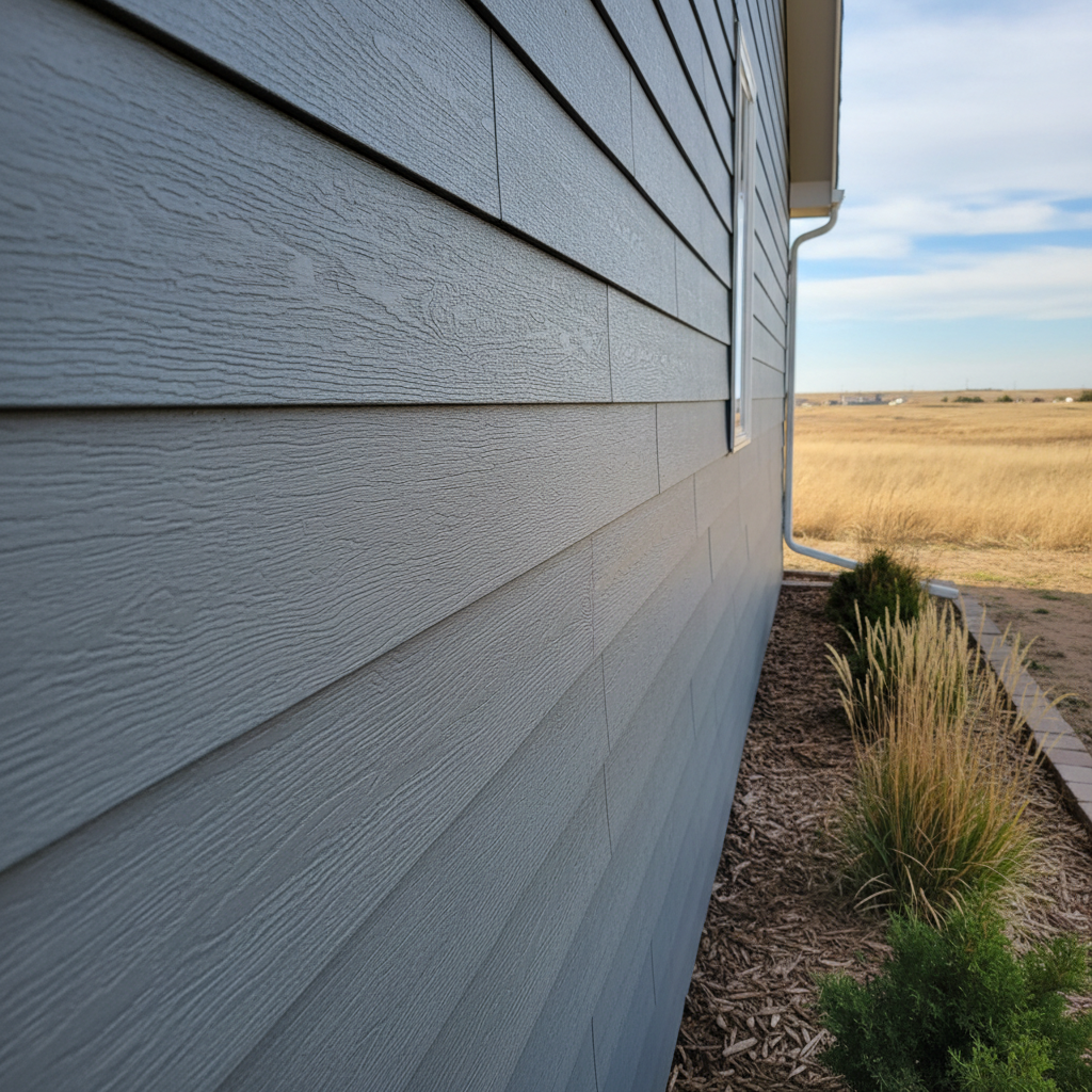 Completed siding installation work at a residential property in North Platte, NE