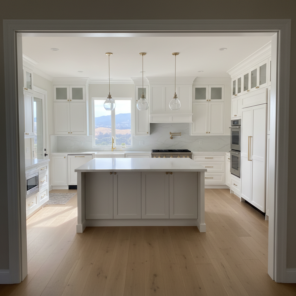 Kitchen Island Installation