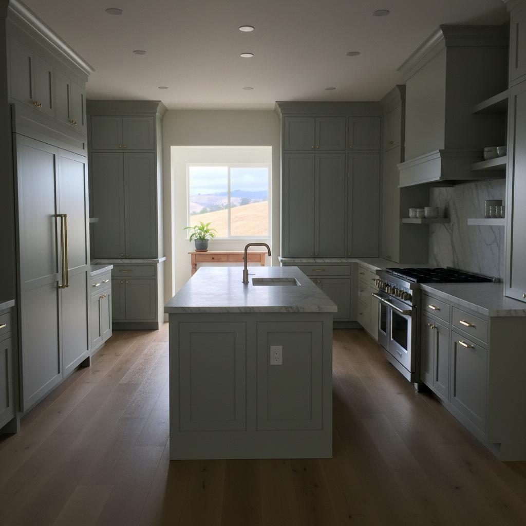 Kitchen Island Installation