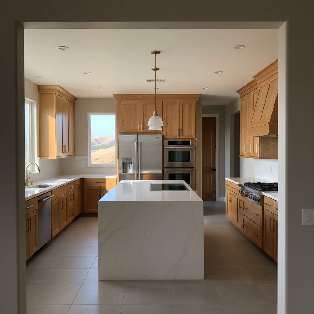 Kitchen Island Installation in West Covina