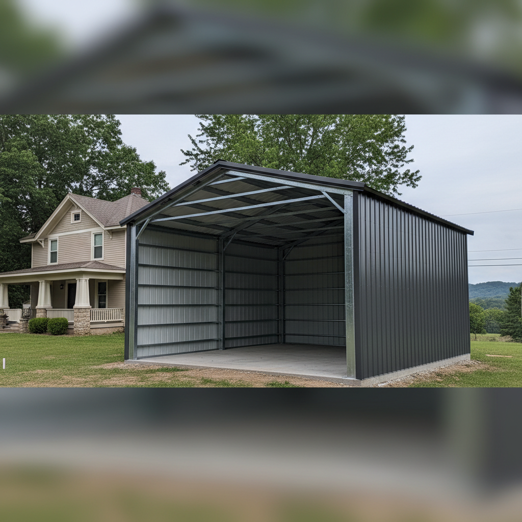 Metal Post Frame Construction