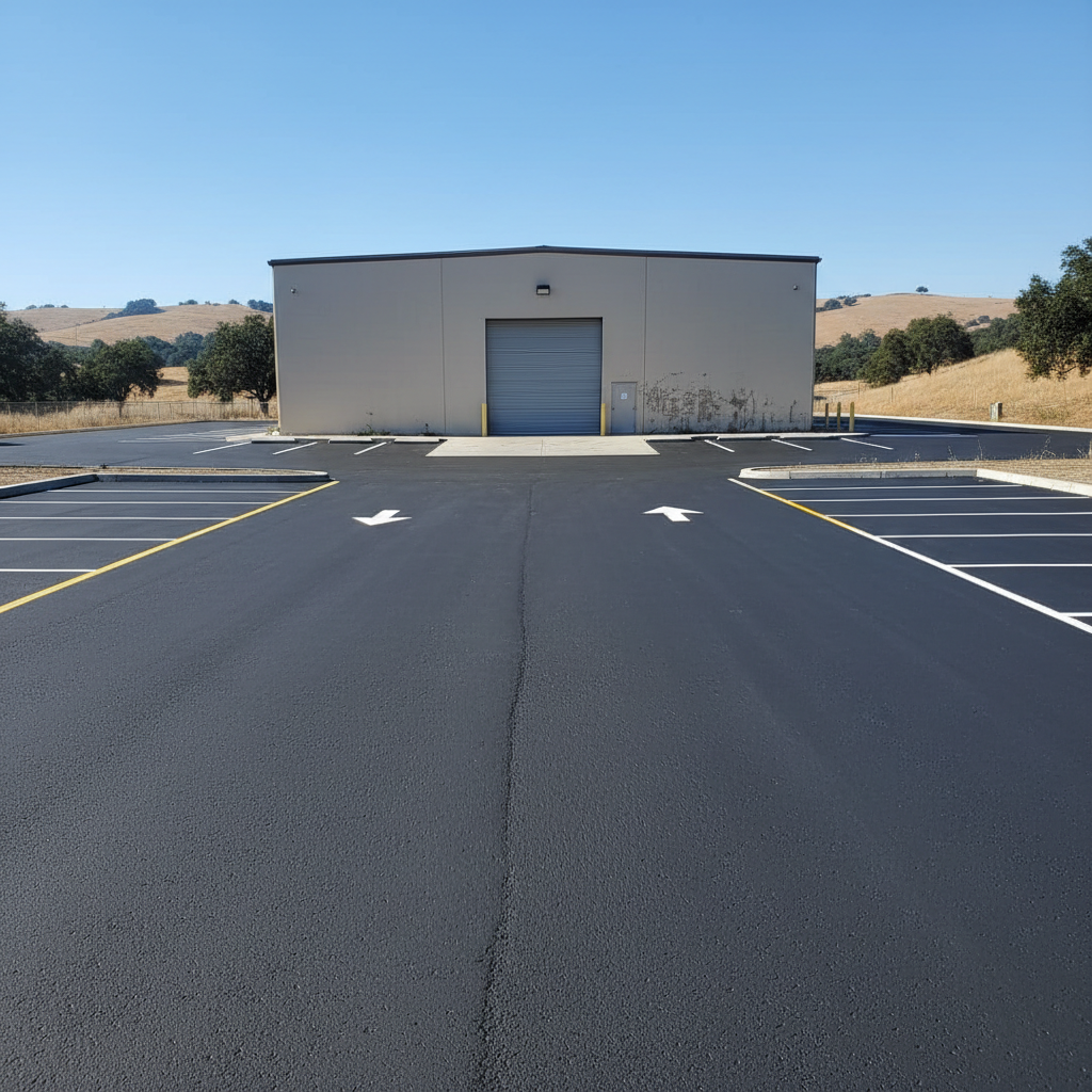 Asphalt Striping in San Leandro