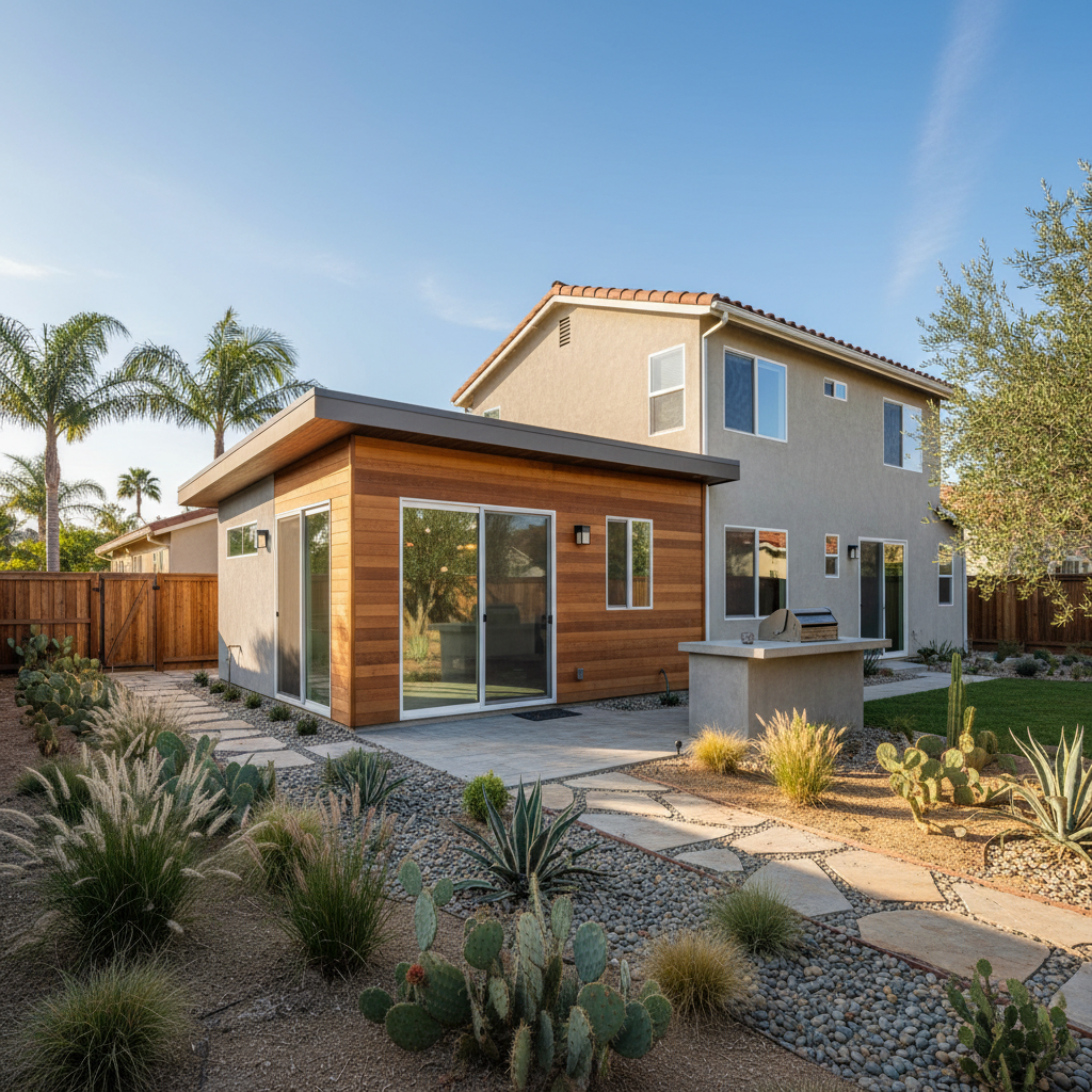 Completed adu design work at a residential property in San Diego, CA