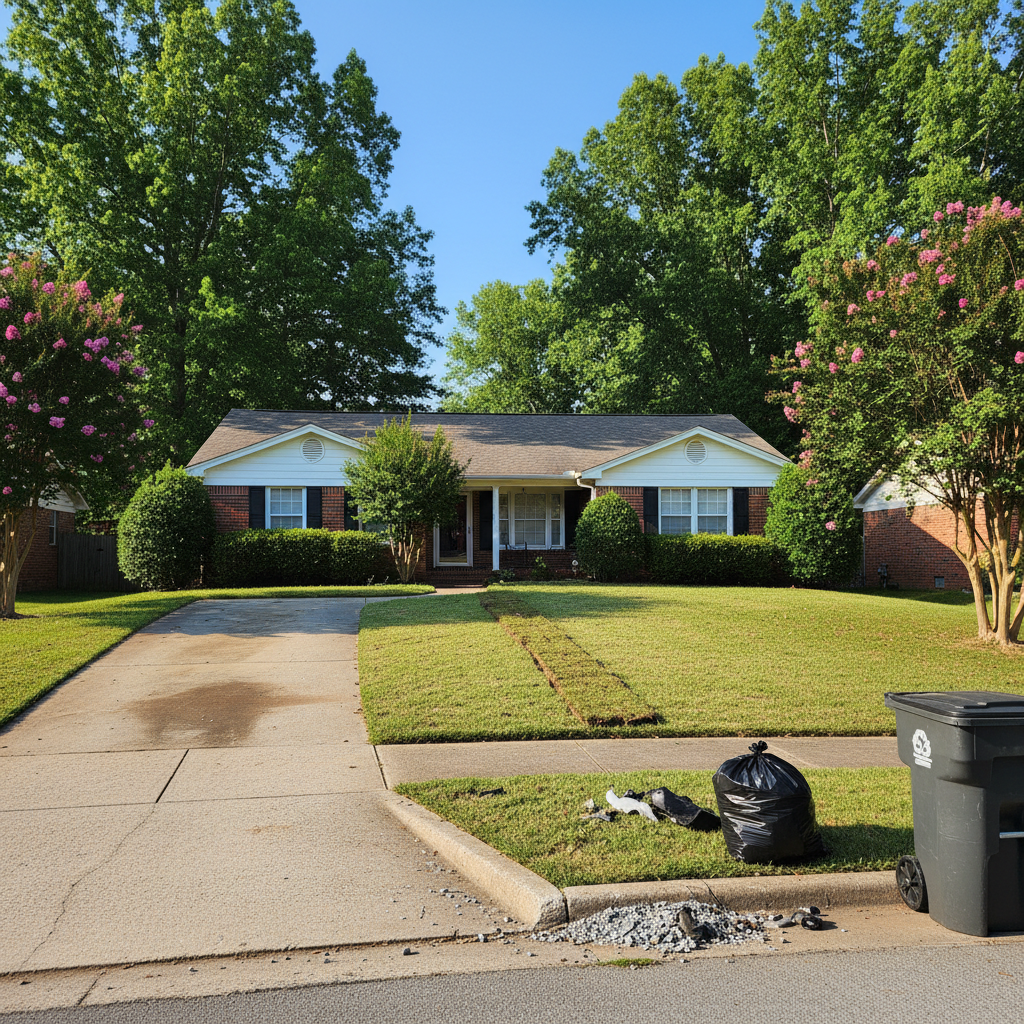 Completed emergency towing work at a residential property in Birmingham, AL