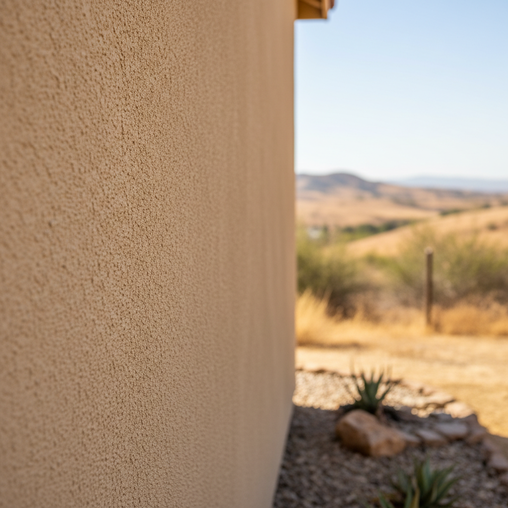 Completed stucco redashing work at a residential property in Bakersfield, CA