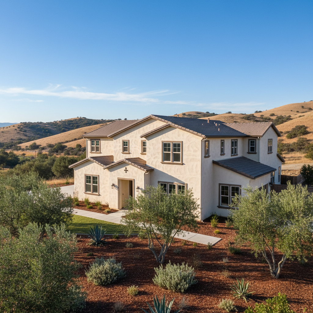 Completed commercial stucco work at a residential property in Bakersfield, CA