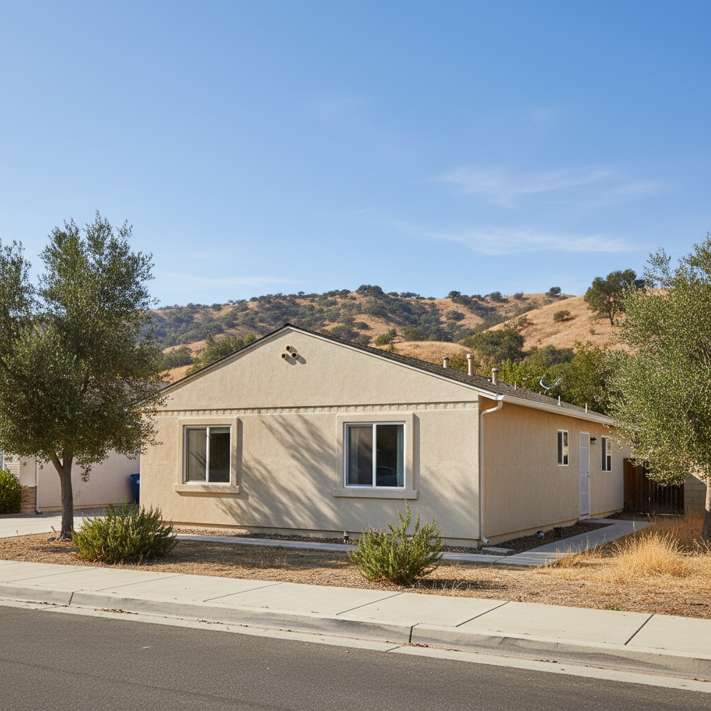 Completed eifs installation work at a residential property in Santa Clarita, CA