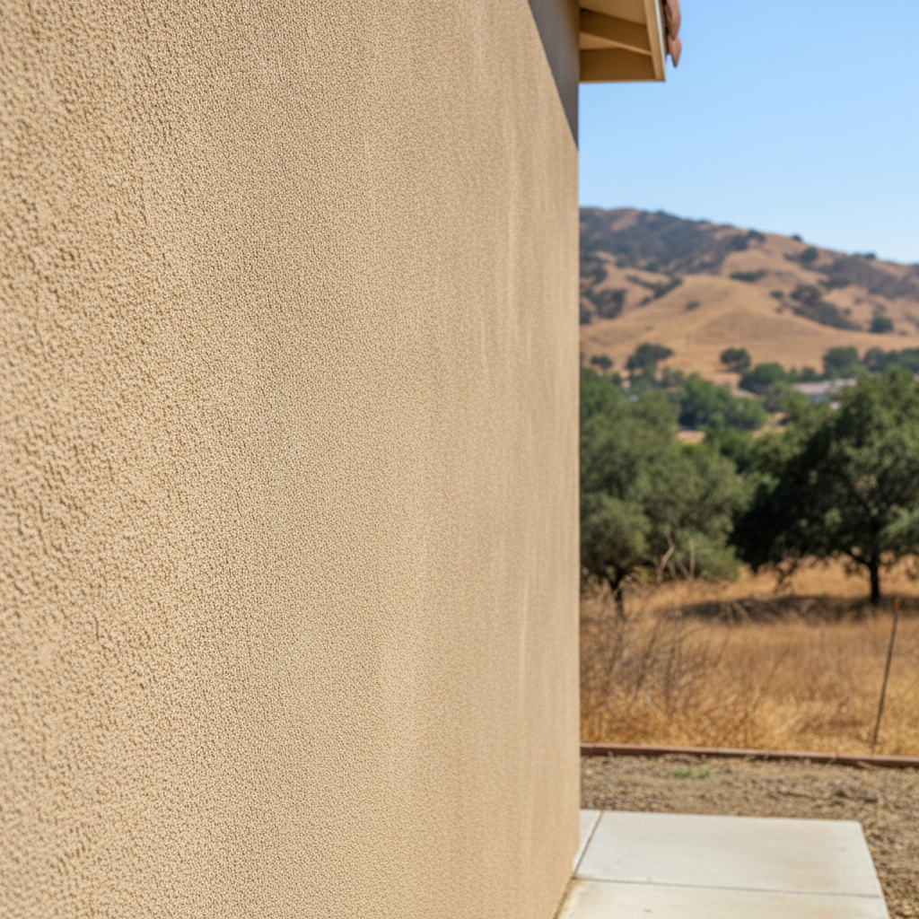 Completed stucco redashing work at a residential property in Clovis, CA