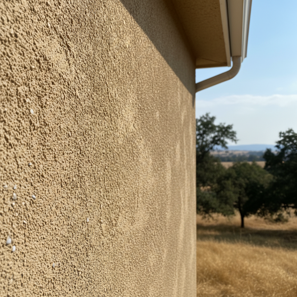 Completed stucco inspection work at a residential property in Clovis, CA