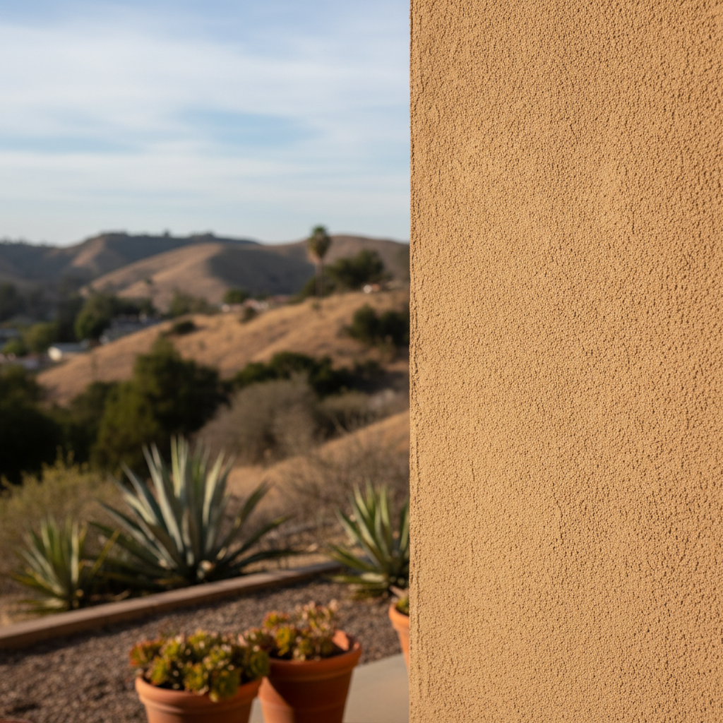 Completed stucco redashing work at a residential property in National City, CA