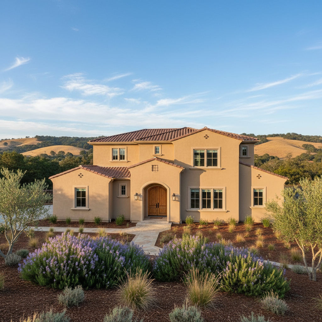 Completed commercial stucco work at a residential property in Fairfield, CA