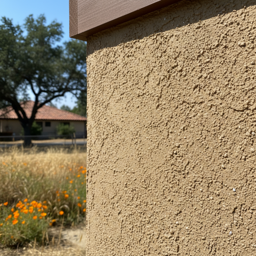 Completed stucco redashing work at a residential property in Stockton, CA