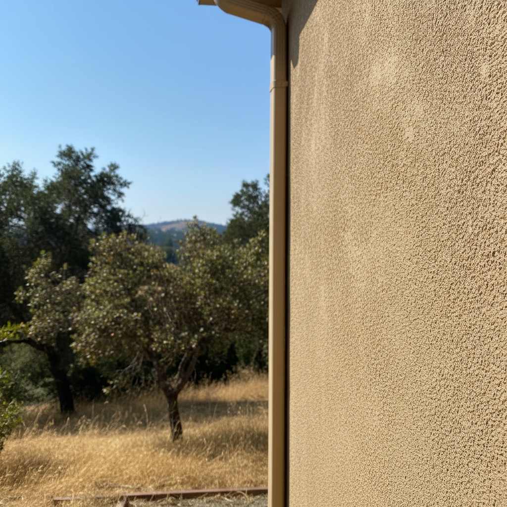 Completed stucco redashing work at a residential property in Concord, CA