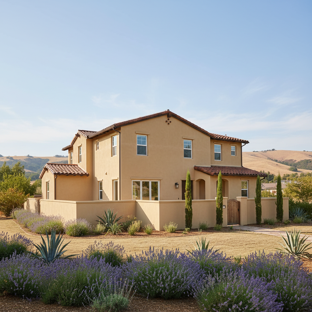 Completed commercial stucco work at a residential property in Fremont, CA