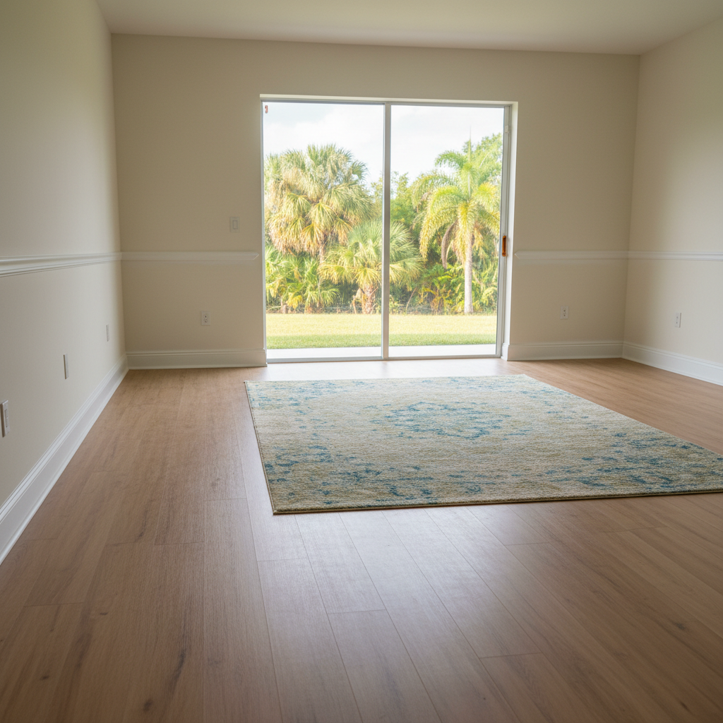 Completed water damage cleanup work at a residential property in Miramar, FL