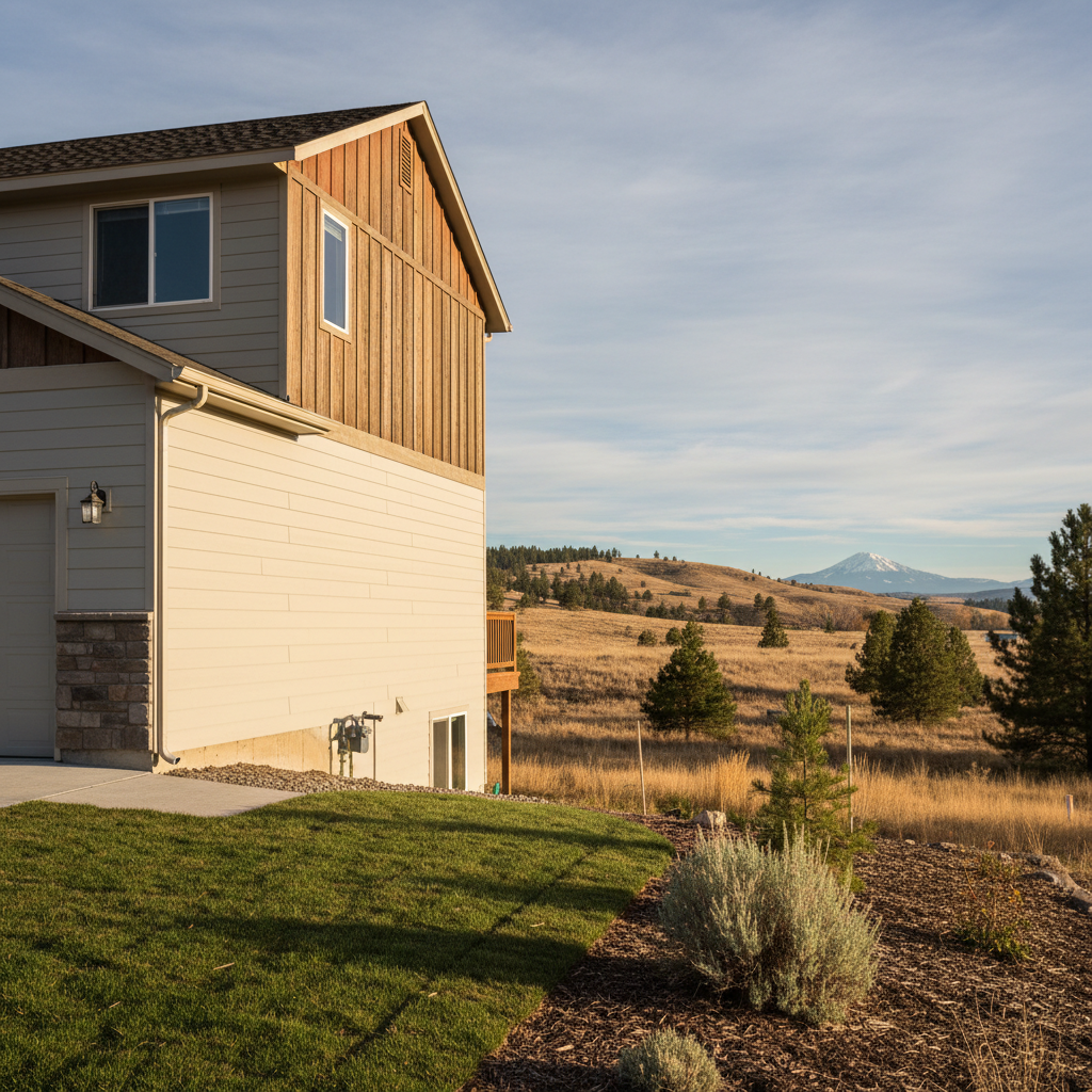 Completed water damage restoration work at a residential property in Boise, ID