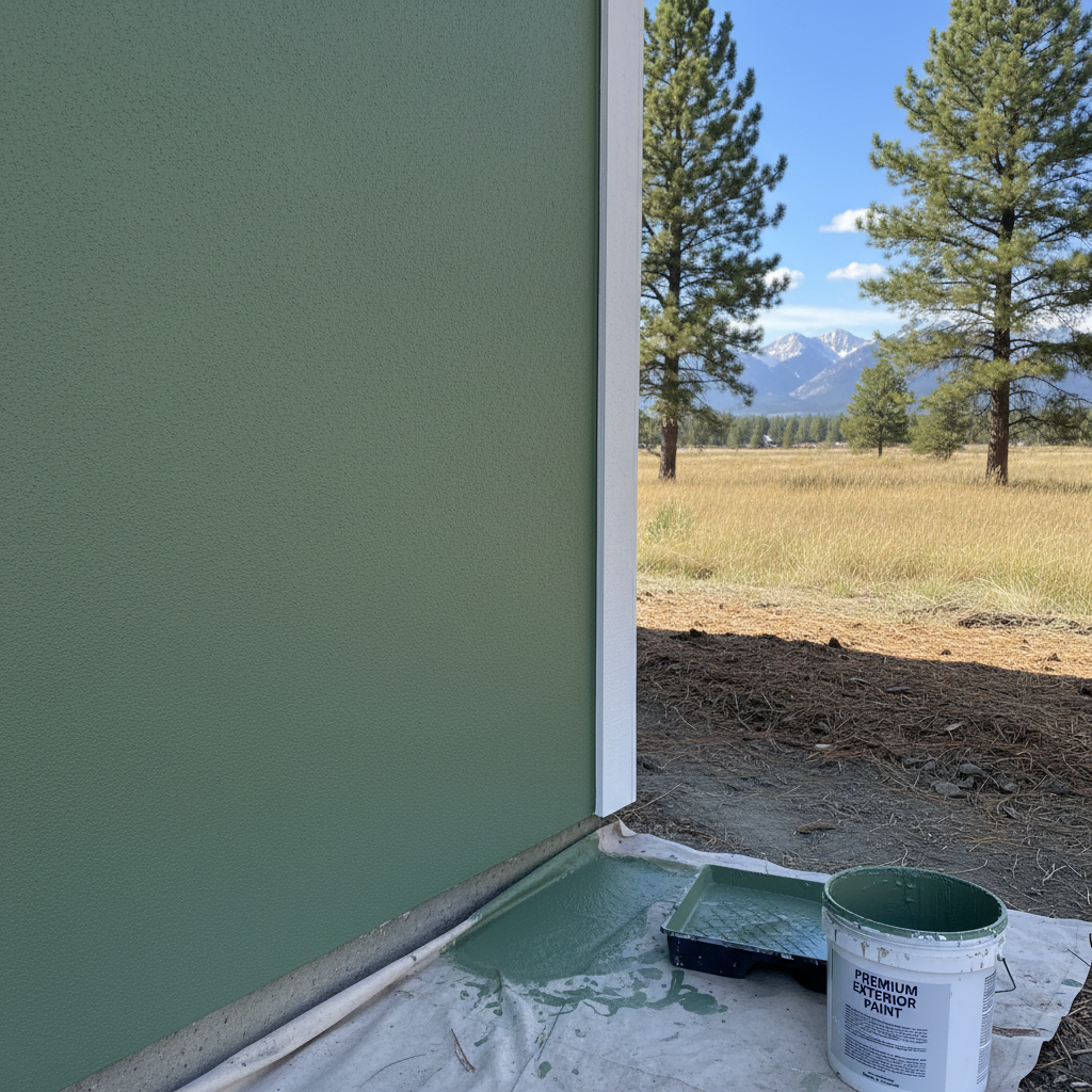 Completed commercial painting work at a residential property in Victor, MT