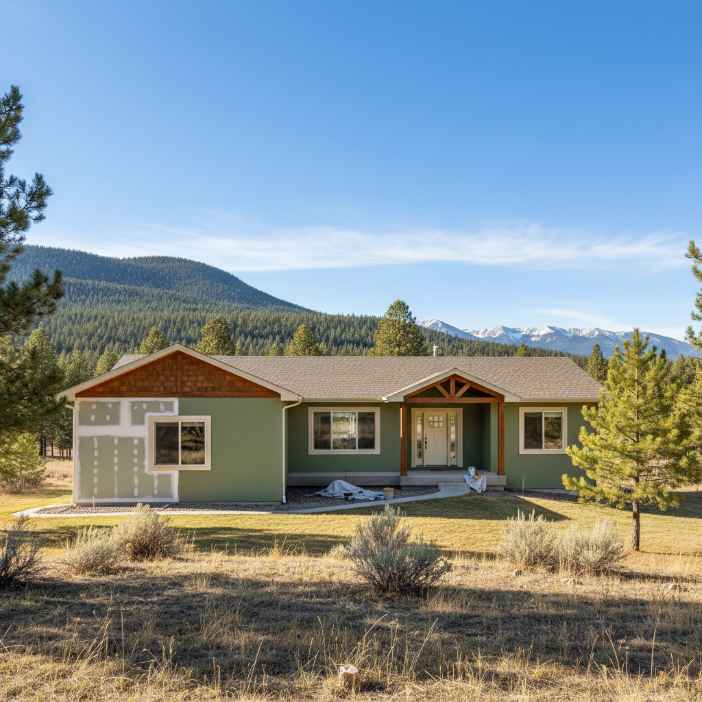 Completed drywall repair and painting work at a residential property in Victor, MT