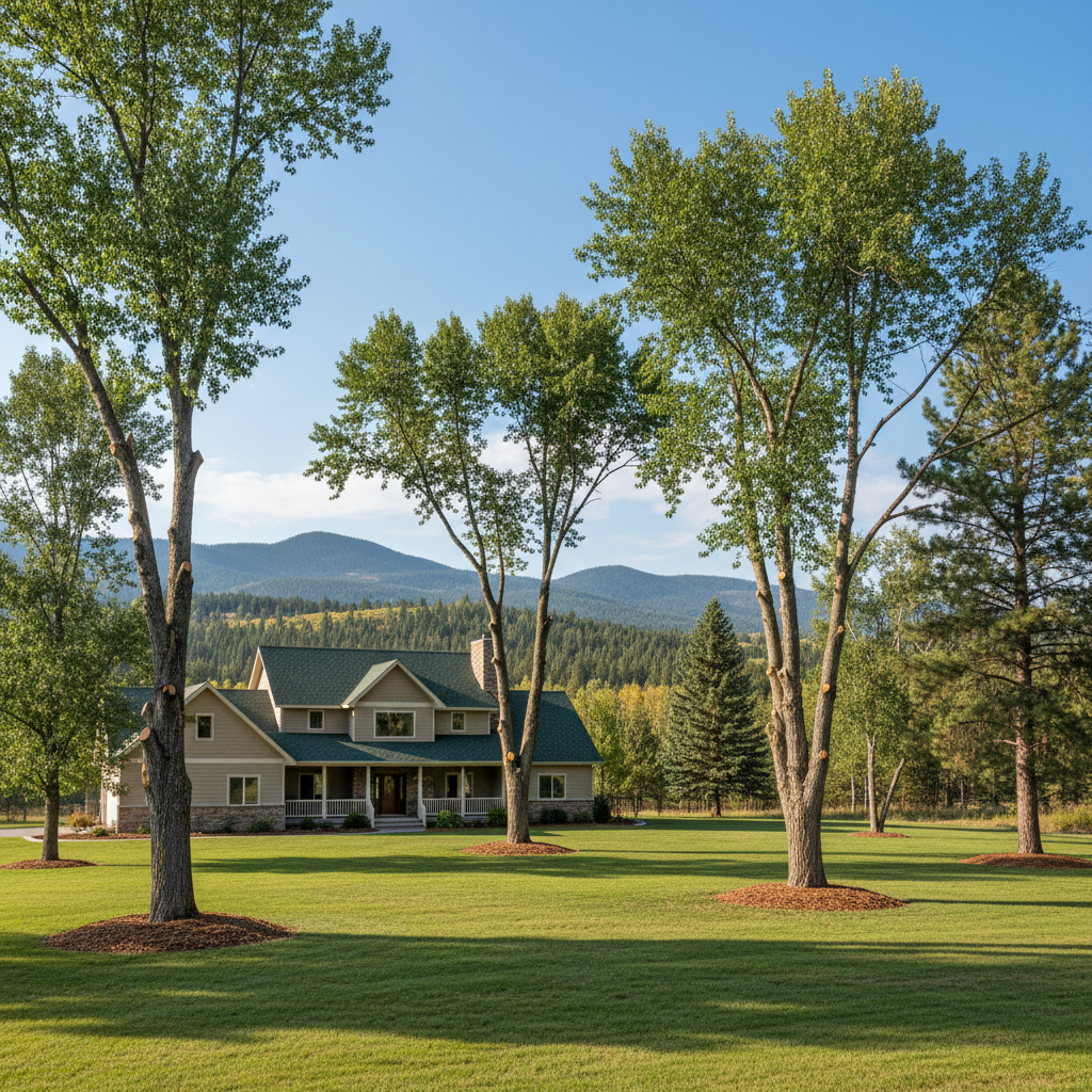 Completed tree health & care work at a residential property in Helena, MT