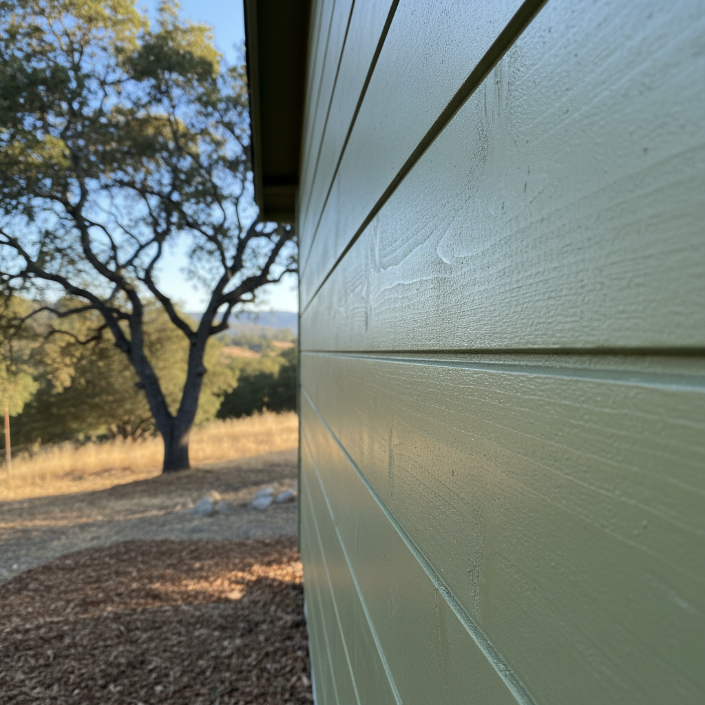 Completed exterior painting work at a residential property in Auburn, CA