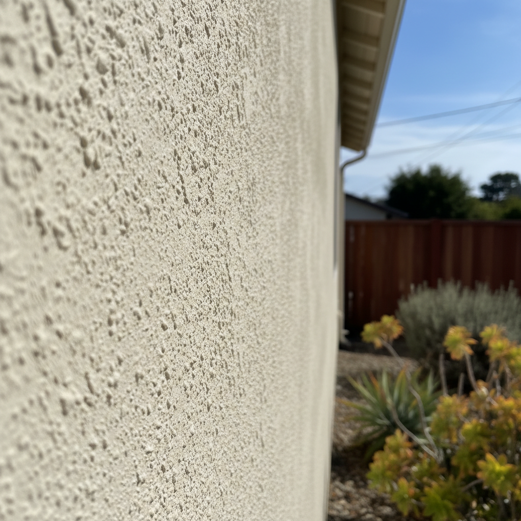 Completed stucco inspection work at a residential property in Santa Cruz, CA