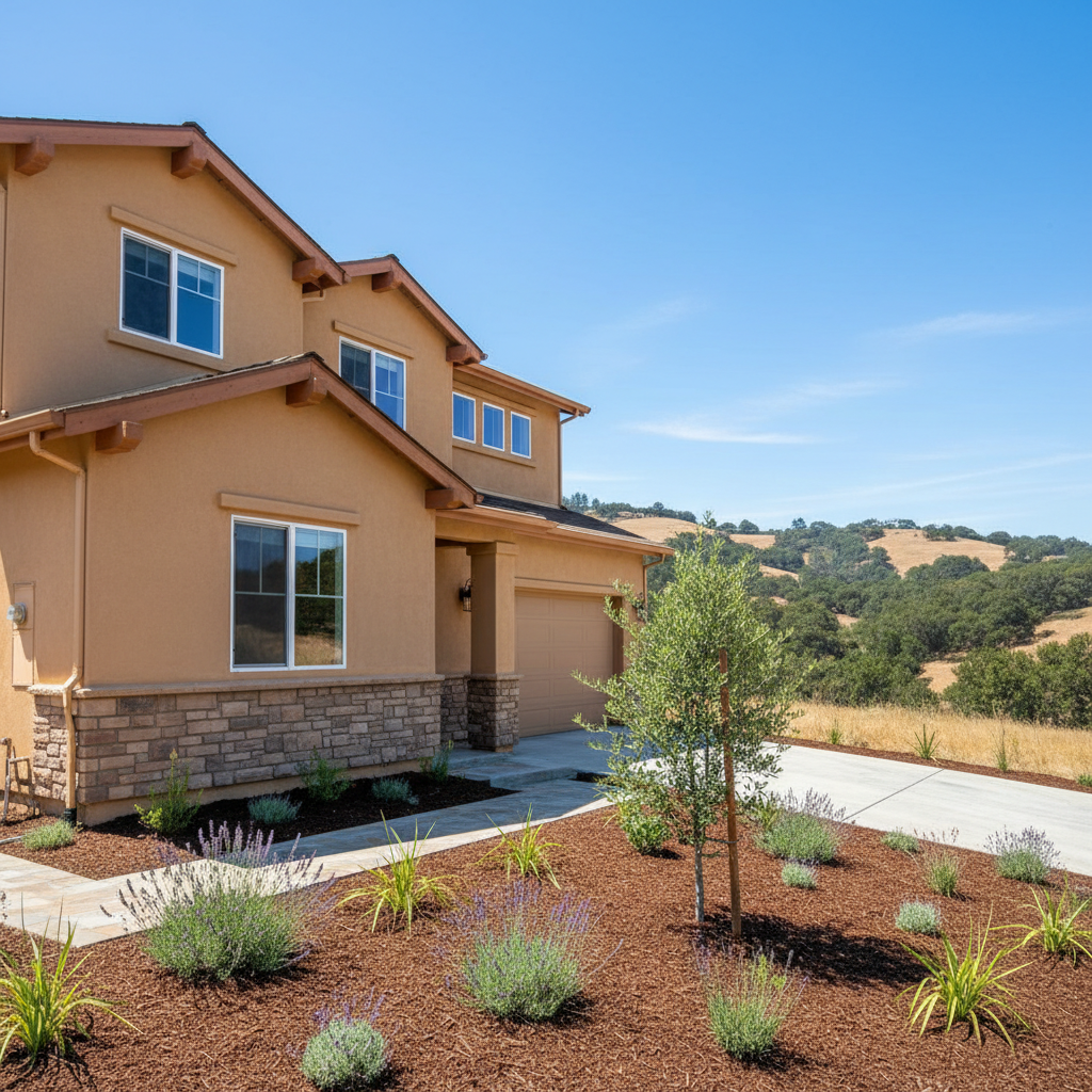 Completed stucco removal work at a residential property in Watsonville, CA