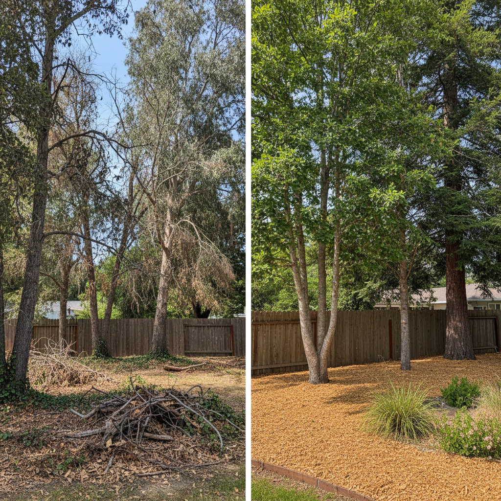 Completed tree health & care work at a residential property in Oakland, CA