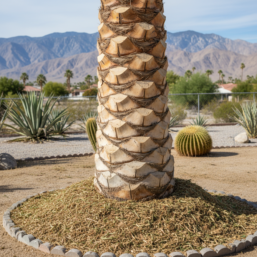 Completed tree health & care work at a residential property in Desert Hot Springs, CA