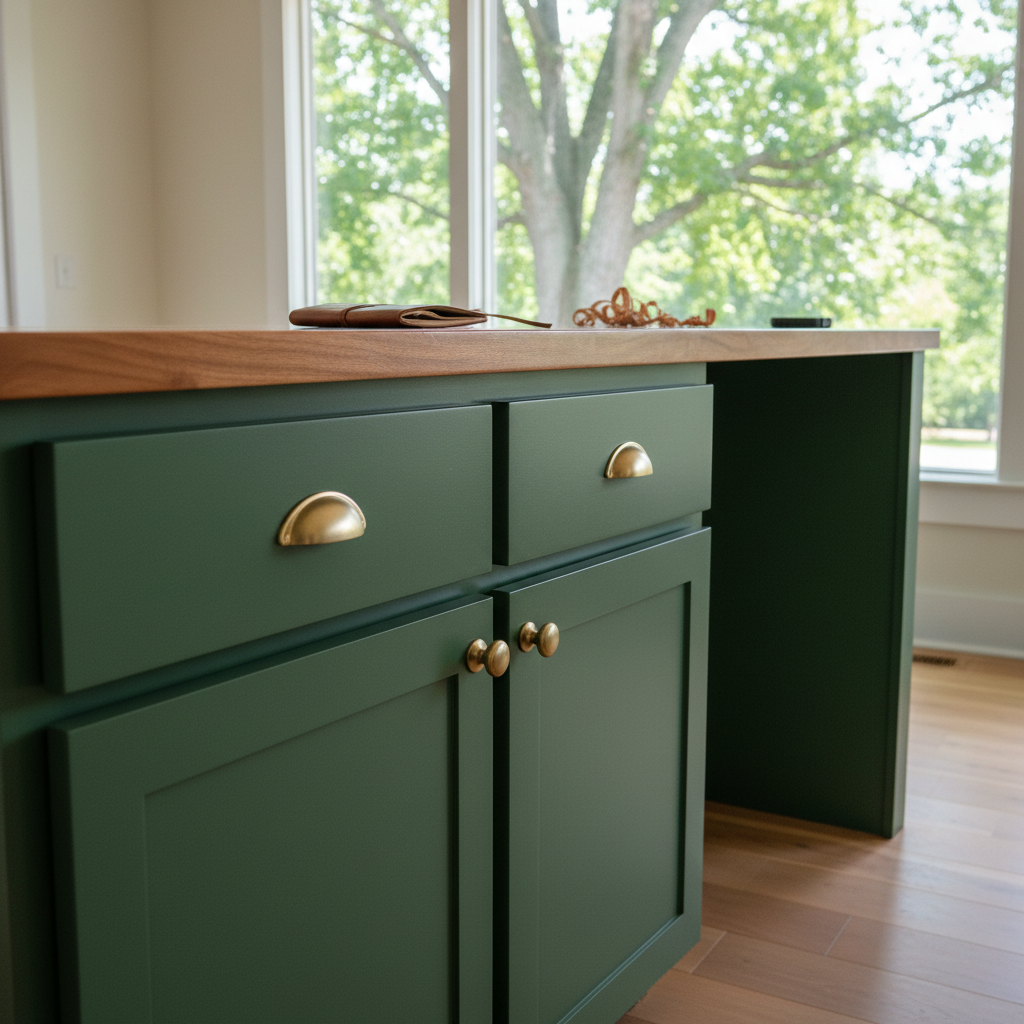Completed commercial cabinetry solutions work at a residential property in Fayetteville, NC