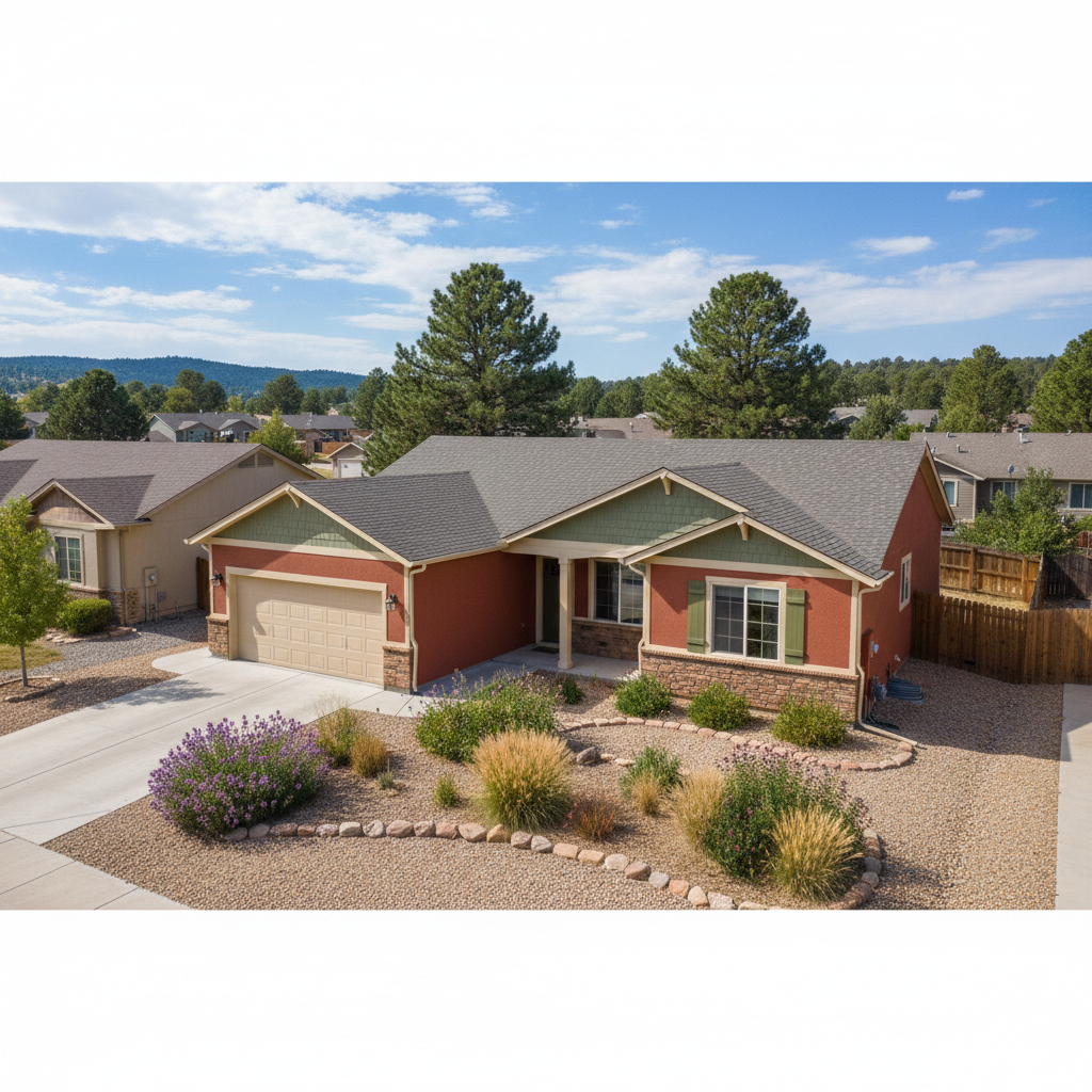 Completed color consultation work at a residential property in Rapid City, SD