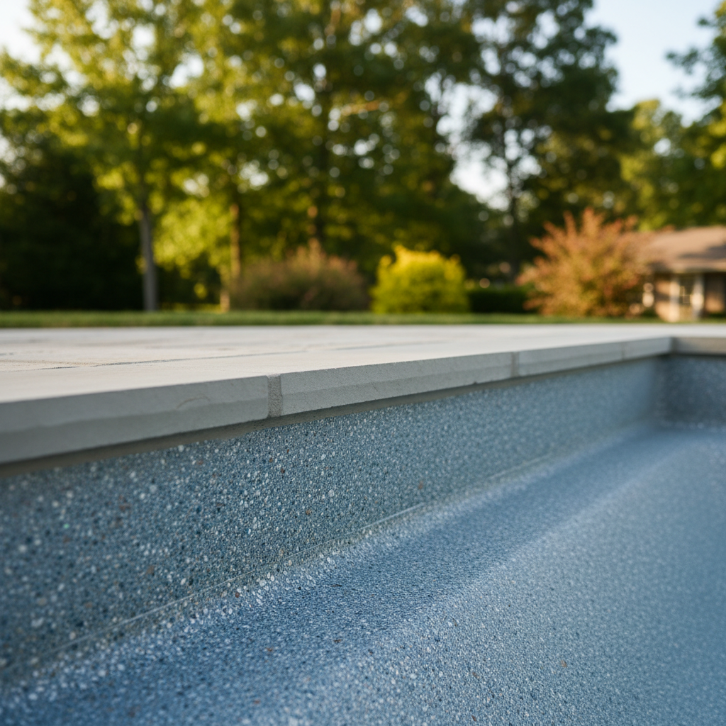 Completed pool renovation services work at a residential property in Chattanooga, TN