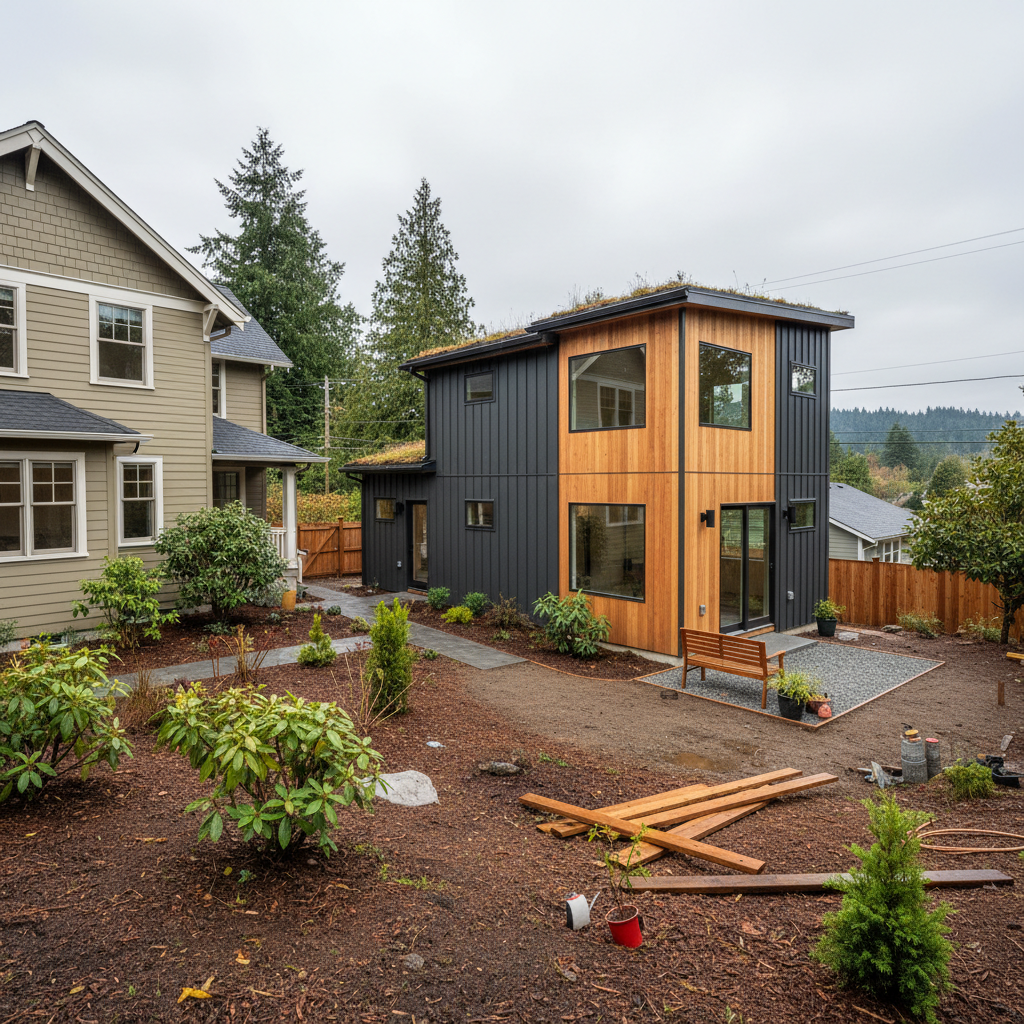 Completed adu engineering work at a residential property in Seattle, WA