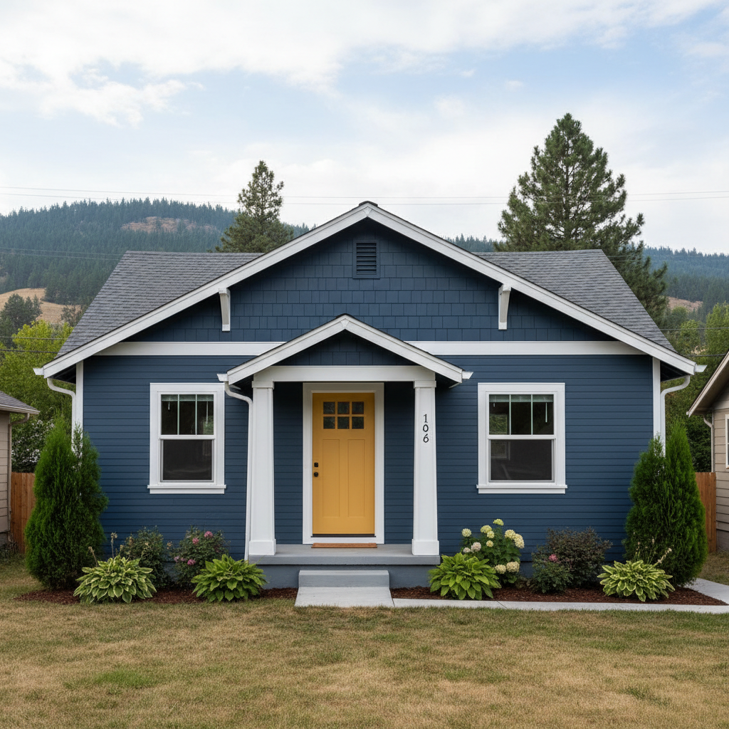 Completed color consultation work at a residential property in Spokane, WA