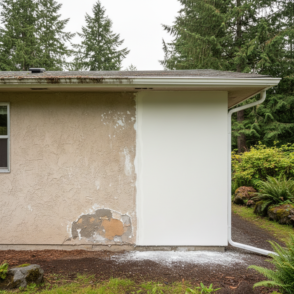 Completed drywall repair and painting work at a residential property in Tacoma, WA