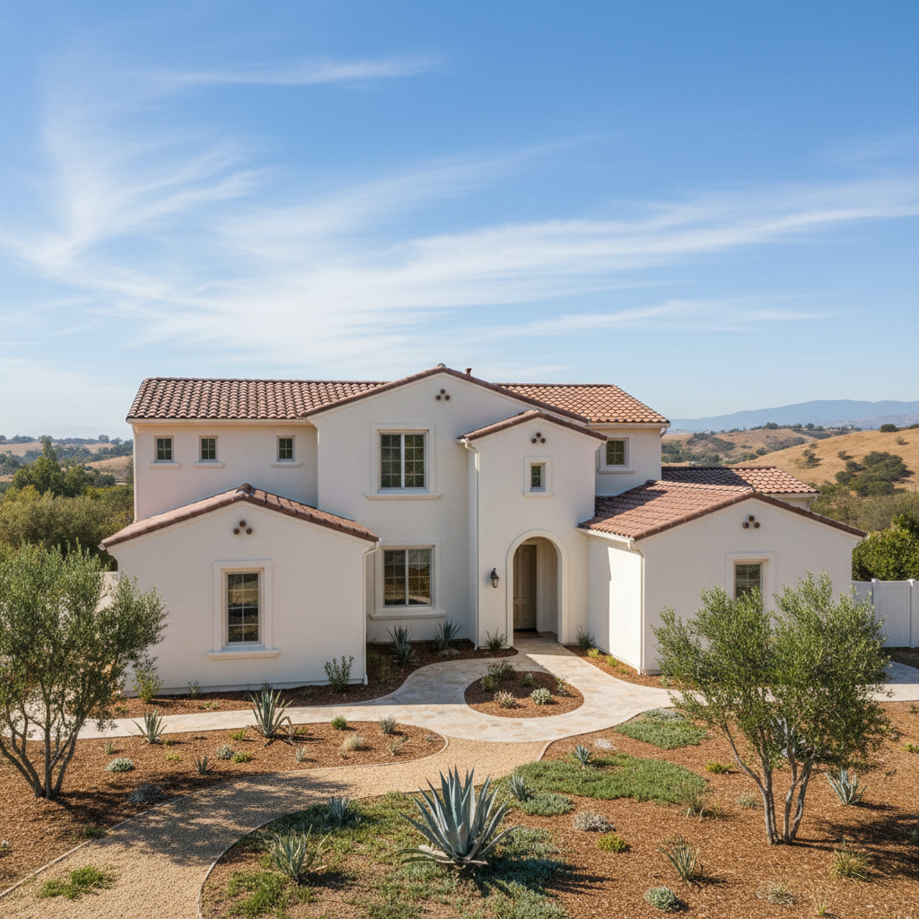Completed commercial stucco work at a residential property in Ontario, CA