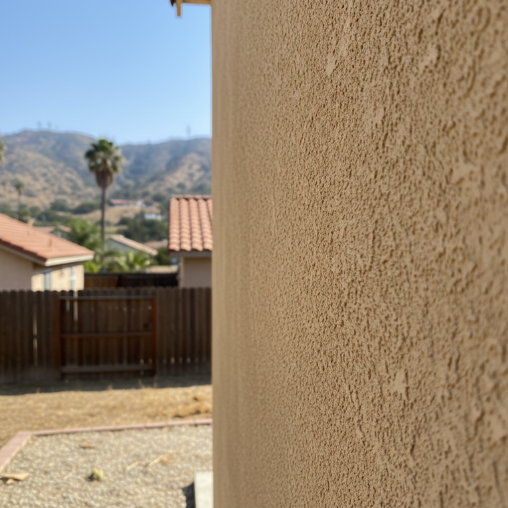 Completed stucco redashing work at a residential property in El Cajon, CA