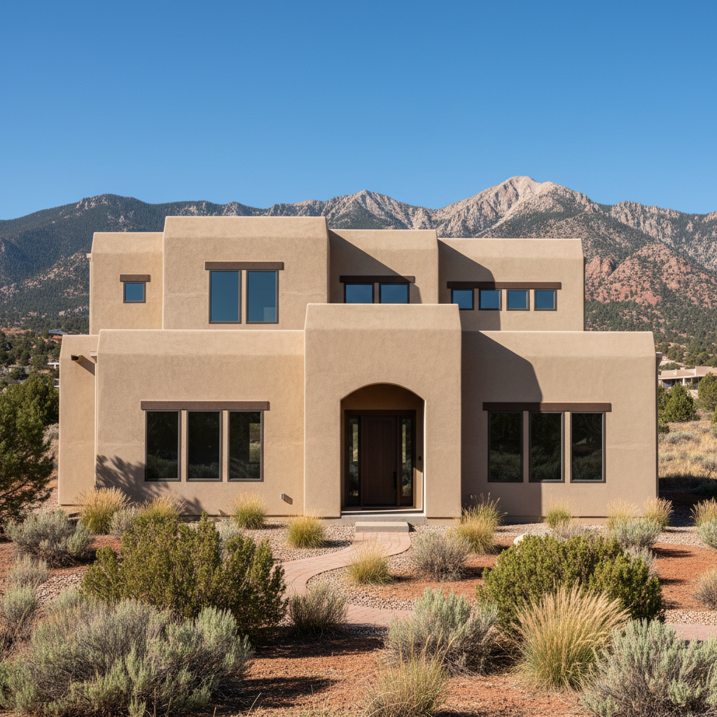 Completed commercial stucco work at a residential property in Salt Lake City, UT