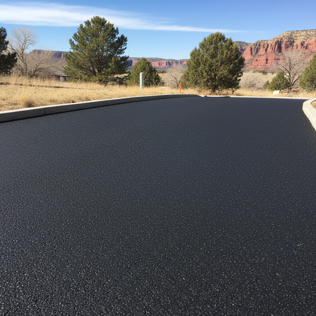 Completed residential asphalt work at a residential property in Canon City, CO