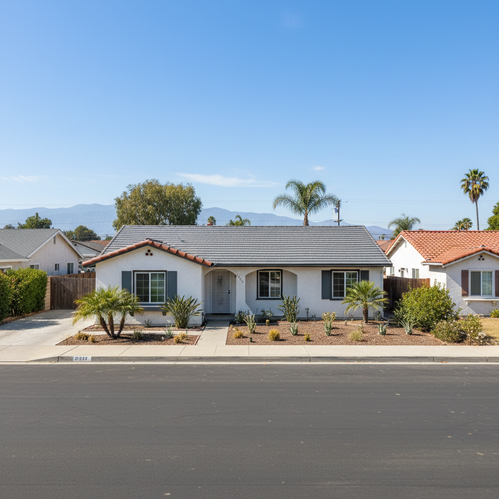 Completed new construction roofing work at a residential property in Alhambra, CA