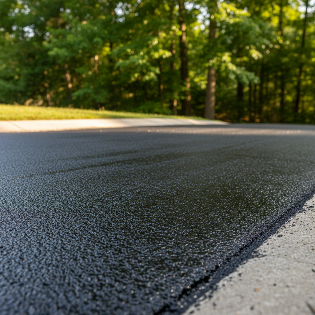 Completed slurry coating work at a residential property in Atlanta, GA
