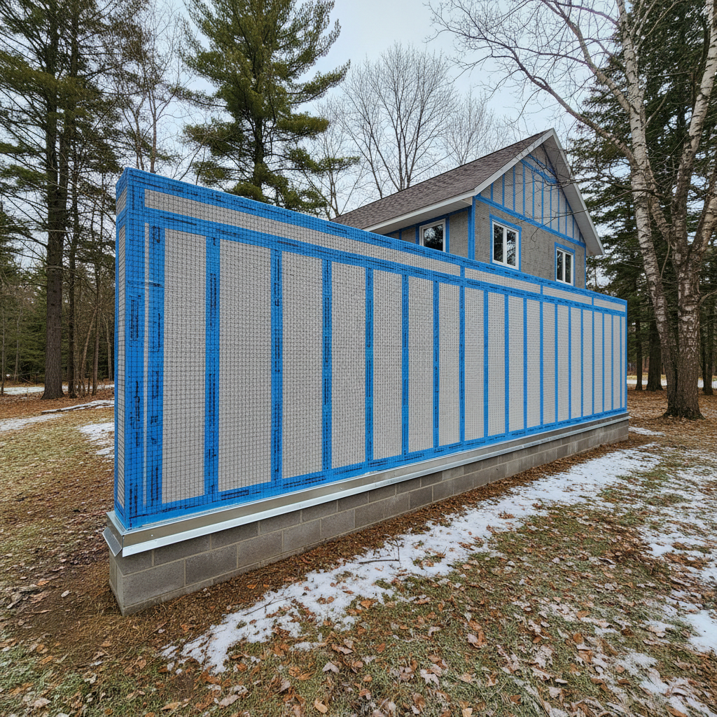 Completed insulation installation work at a residential property in Cloquet, MN