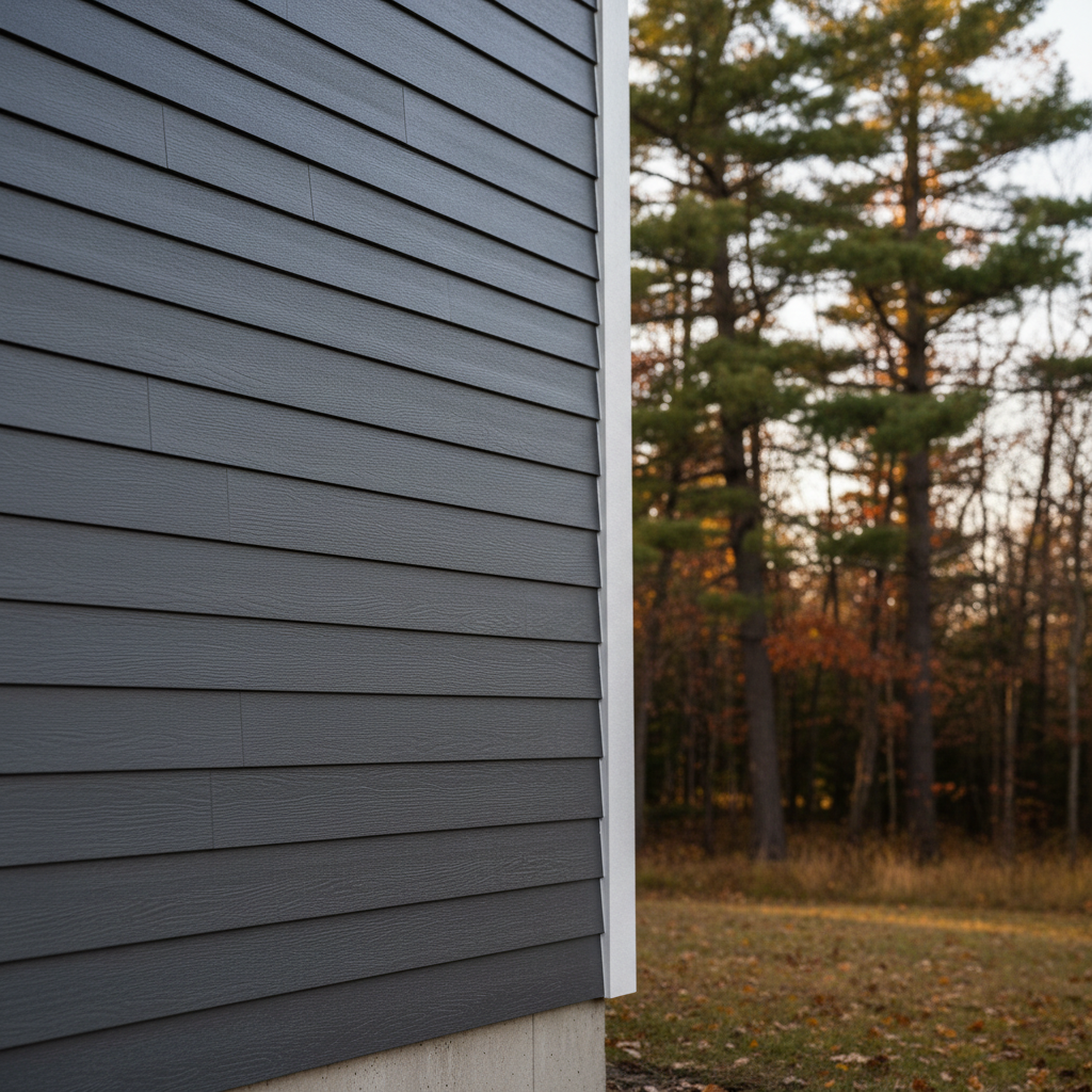 Completed james hardie siding work at a residential property in Cloquet, MN