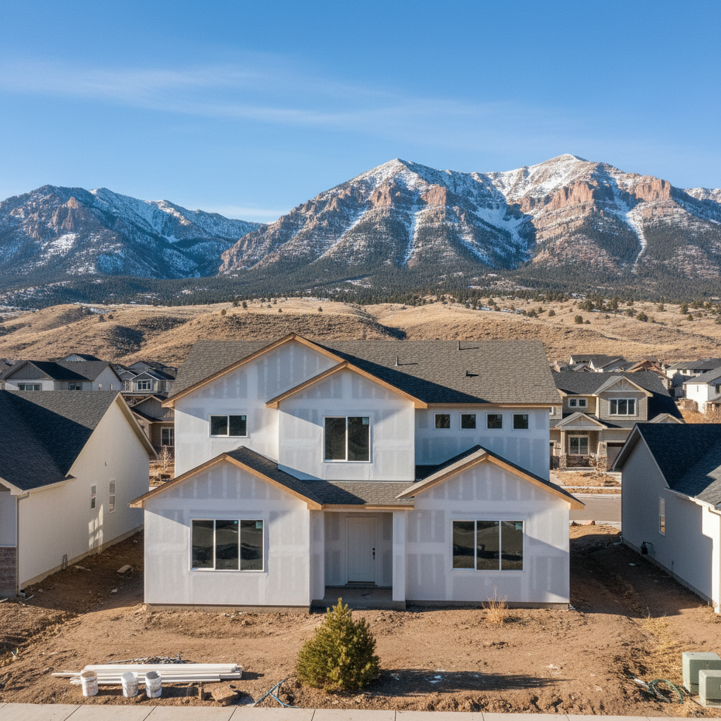 Completed drywall hanging work at a residential property in Provo, UT